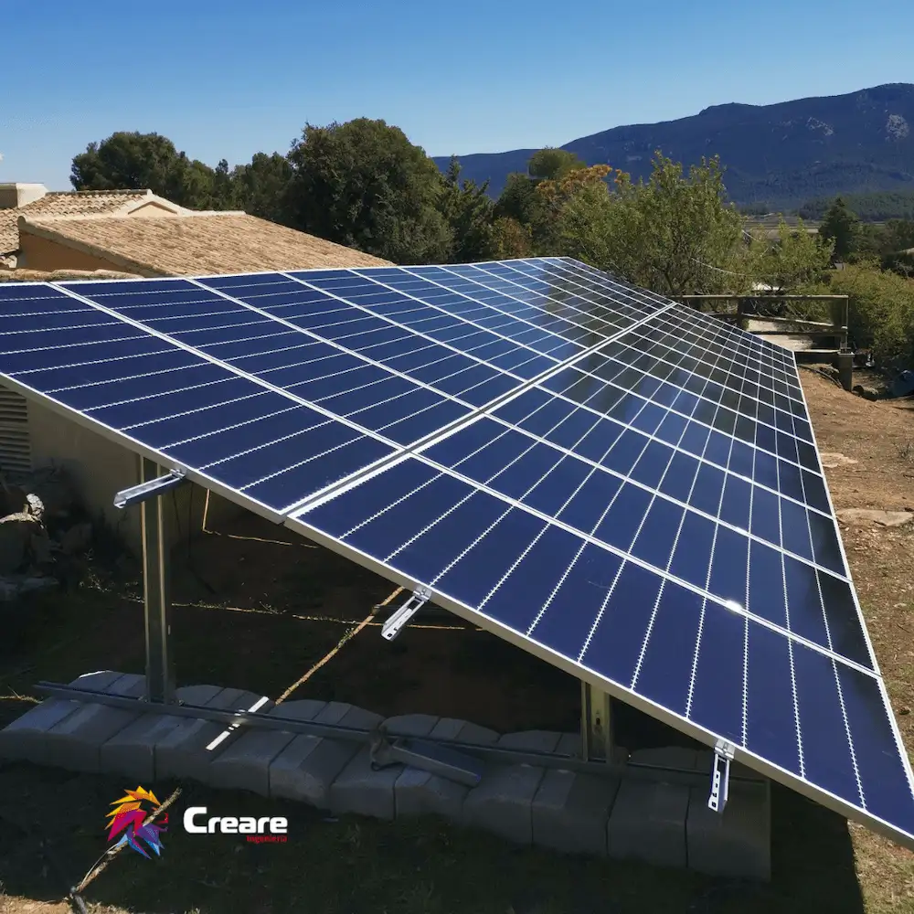 instalación proyecto fotovoltaico Alcoy